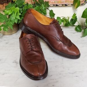 𝅺men's Grensen Handcrafted Leather Dress Shoes England Groom Barney's New York.